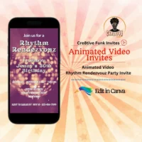 neon-nights-animated-birthday-invite-retro-glow-party-video-editable-canva-template-for-adults